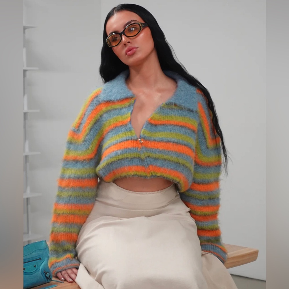 “Raya” Mohair Cardigan